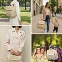 Awanhe Diaper Bag Small Diaper Backpack Stylish Baby Travel Backpacks with Insulated Pockets