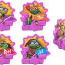 DecoPac Teenage Mutant Ninja Turtles Turtle Power Rings, Cupcake Decorations For Birthday Party, Cakes, And Celebrations - 24 Pack