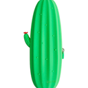 Waterproof Fun Cute Cool Silicone Pen Pencil Case,Travel Makeup Brush Holder,Silicone Makeup Bag with Zipper Daily Work Item,Travel Pouch for Women School Pen Case For Teen, Pencil Bag Green Cactus