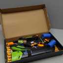 JOYIN Kids Bow and Arrow Set with LED Flash Lights, Outdoor Archery Set Toy Gift for Boys and Girls Ages 6-12 with Suction Cup Arrows, Target & Arrow Case, Great Birthday Gift for Kids/Children (Green)