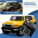 Rear View Backup Camera Compatible with Toyota FJ Cruiser 2009-2014 Parking Assist Camera Replaces OE Number 8679035040 86790-35040