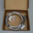 VANJOY Stainless Steel 4 Inch V Band Exhaust Clamp Flange Kit for Exhaust, Quick Release 4 Inch V Band Clamp for Turbochargers To Hold Components Together Under High Pressure or Heat,1 Piece (4.0‘’)