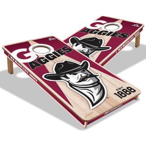 YouTheFan NCAA 2 x 4 Professional Wood Cornhole Game (Team Colors)