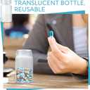 Pinkunn 20 Pcs Plastic Sample Bottles 4oz/ 125ml Laboratory Grade Polypropylene Wide Mouth Reagent Bottles Clear Liquids Storage Containers with Lids Leak Proof Containers for Lab Classroom