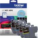 Brother Genuine LC4014PKS Standard Yield 4-Pack Ink Cartridges Includes 1 Cartridge Each of Black, Cyan, Magenta and Yellow