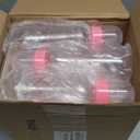 TrelaCo Cool Baby Shower Games Bottle Chug Sign and 12 Pcs Baby Bottle Shower Favor Baby Bottles for Baby Shower Games Gender Reveal (Pink Bow)