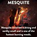 Billy Buckskin 18 LB Mesquite Firewood Bundle  Aromatic & Seasoned Wood Logs with Fatwood Starter Sticks for Fire Pit, Campfire, Fireplace, Wood Stoves and Outdoor Grilling