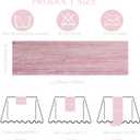 12Pack Light Pink Table Runner 10Ft Cheesecloth Table Runner Boho Gauze Table Runners Long Cheese Cloth Table Runners for Wedding Party Bridal Shower Thanksgiving Christmas