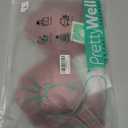 PRETTYWELL Comfort Push up Bras for Women Soft Underwire V Neck Bra Breathable Padded T Shirt Bralettes Seamless Everyday Bra (L)