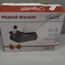 Homemate Electric Heated Blanket Twin Size - 62"x84" Heating Blanket Twin Size 1/2/4/6/8 Hours Auto-Off 10 Heat Level Over-Heat Protection Flannel Sherpa ETL Certification
