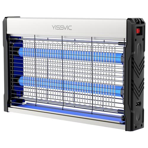 YISSVIC LED Bug Zapper Indoor, 4000V Electric Bug Zapper, Powerful Mosquito Zapper,LED Fly Zapper Indoor, Mosquito Killer with 6.6ft Power Cord for Home Office Restaurant