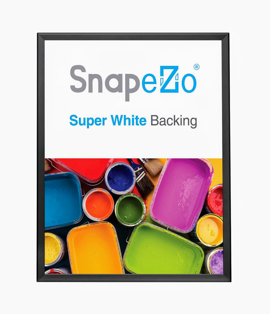 SnapeZo Black 24x39.5 Snap Frame Professional Series