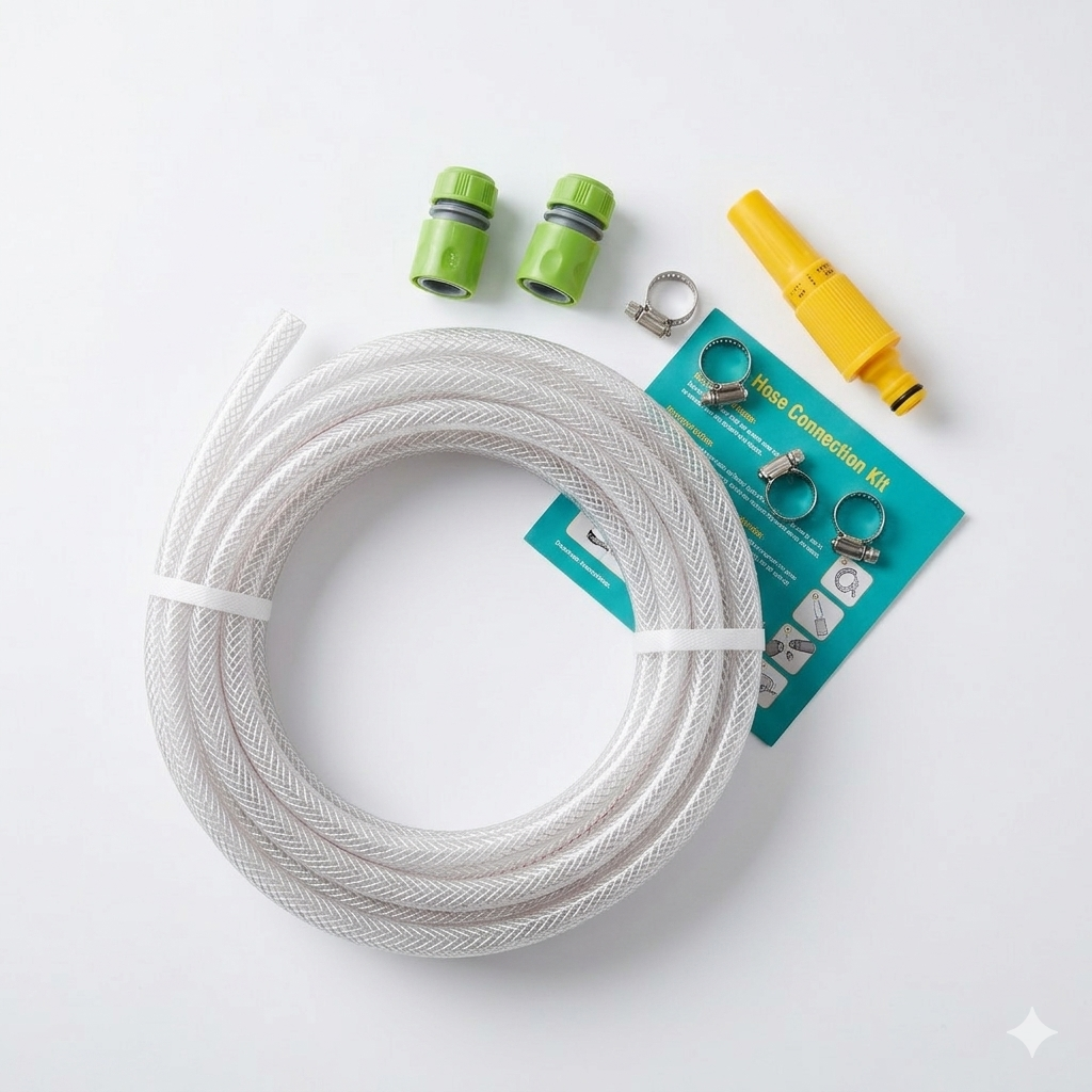 Pool Slide Spray Kit, Pool Spray Kit with Hose Adaptor, Swimming Pool Slide Replacement Parts, Durable Stainless Steel Pool Spray Nozzles and Fittings, Leak-free and Easy Install Water Slide Spray kit.