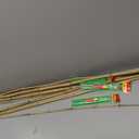 4 Sets Bamboo Vintage Cane Fishing Pole with Bobber Hook Line and Sinker Bamboo Fishing Pole Fish Sticks