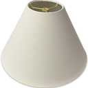 Royal Designs, Inc. Coolie Empire Hardback Lamp Shade, HB-607-16LNWH, Linen White, 6 x 16 x 10