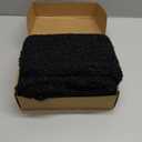 FUTEI Black Throw Pillow Covers 20x20 Inch Set of 2,Furry Faux Fur Teddy Boucle Textured Cushion Covers,Soft Fluffy Decorative Pillow Case,Home Decor for Couch Bed Living Room Office Car