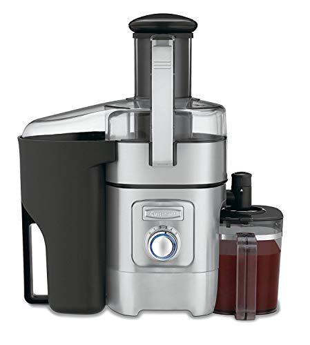 Cuisinart Juicer Machine, Die-Cast Juice Extractor for Vegetables, Lemons, Oranges & More, CJE-1000P1,Silver/Black, 15.35" x 11.8" x 19.01" (Silver,Black)