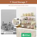 Coffee Mug Holder Wooden Cup Station Organizer 4-Tier Cup Holder for Coffee Bar Mug Display Rack for Countertop Mug Holder Shelf for Home Kitchen Nut Brown