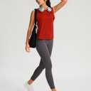 YYV Women's Workout Tank Tops Lightweight Sleeveless Workout Tops Loose Fit Yoga Athletic Running Shirts (M)