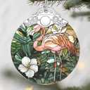 Flamingo Christmas Ornaments: Christmas Tree Ornaments, Holiday Decor for Flamingo Lover, Stocking Stuffers, Gift Ideas, Xmas Gifts, Housewarming or Birthday Gift, Gifts for Her, Pack of 3