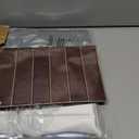 20 Sq.Ft. Peel and Stick Backsplash Tile Dark Brown, Heat Resistant & Waterproof Wall Tiles Thicker Wallpaper, for Kitchen, Bathroom & Fireplace, 3D Gel Design 20 Sheets (12"x12")