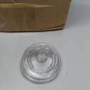 Baderke 25 Set Plastic Cups with Lids and Straws, Disposable Plastic Iced Coffee Cup for Cold Beverage Juice Smoothie Crystal for Coffee Shops Party Catering(Clear,20 oz)