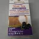 HYLEYS Slim Tea Acai Berry, Weight Loss Detox, Slimming Diet Tea, 25 Bags (EXP 02/01/28)