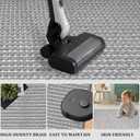 Small Bathroom Rugs,18"x30" Non Slip Grey Braided Bath Mat for Bathroom Floor,Washable Luxury Bath Rug for Tub Soft Boho Absorbent Shower Mat