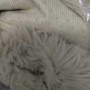 Faux Fur Couch Cover, Soft Warm Plush Sofa Couch Cover, Non Slip Sectional Sofa Slipcovers for L Shaped, Washable Furniture Protector for Kids, Dogs(Khaki, 36"x 71") (1pc/36"x 71"/Rectangular)