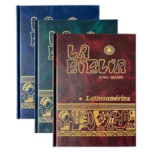 La Biblia Latinoamericana Letra Grande Cartone con Uneros Spanish Edition Assorted Colors