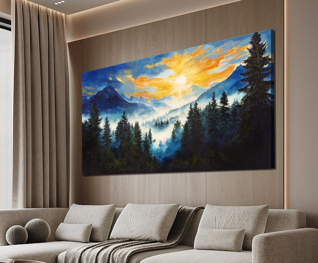 Canvas Wall Art Decor, Wall Decor 29"X58"