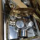 Chafing Dishes for Buffet 4 Pack 7 Pans, 9.5QT [Sturdy & Rolled Edge] Chafing Dish Buffet Set, [Mirror-Like Polished Finish] Easy to Clean Food Warmers for Parties, Gathering, Wedding, Event, Catering