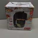 DASH Tasti-Crisp Electric Air Fryer Oven, 2.6 Qt., Black  Compact Air Fryer for Healthier Food in Minutes, Ideal for Small Spaces - Auto Shut Off, Analog, 1000-Watt