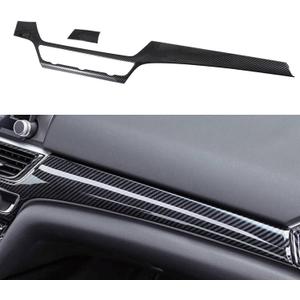 YINGTUU for Honda Accord 10th Gen 2018 2019 2020 2021 2022 Accessories Car Interior Stickers Dashboard Center Console Decals Air A/C Outlet Vent Trim Carbon Fiber Pattern