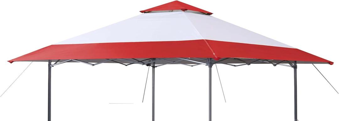 Replacement Cover Compatible with Eagle Peak 13' x 13' Instant Outdoor Canopy Frame, Canopy Cover ONLY, This Particular Replacement Cover Will Not Fit Any Other Models Gazebo, (Red)