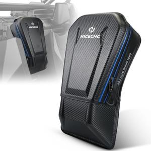 NICECNC Upgraded X3 Storage Bag, Center Bag Dual Fabric As Backpack Waterproof Zipper, X3 Shoulder Console Bag Between Seats Compatible with Can Am Maverick X3 MAX RS XRS XDS Turbo R 2017-2023, Blue