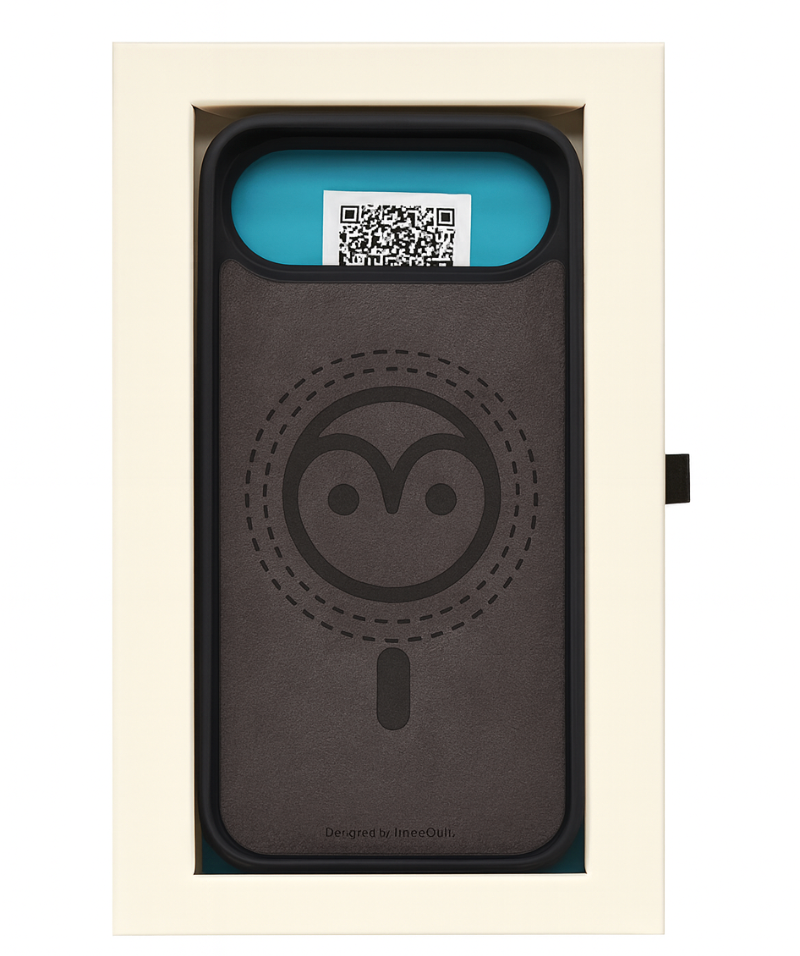 TineeOwl for iPhone Air Magnetic Case, Camera Control Button, Compatible with MagSafe, TPU, Minimalist, Slim/Thin, Grippy - Dune Series (Almost Black, iPhone Air)