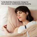 CKG Sleep Earbuds for Side Sleepers, All Silicone Made with Soft and Zero-Pressure Comfortable Earbuds for Sleeping on Side,12 Hours Playtime, Bluetooth Multipoint for Personalized Sleep Aid Music