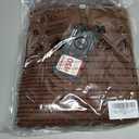Vssjavun Sweaters for Men Crewneck Cable Knit Waffle Textured Pullover Sweater Warm Kitted Sweater Brown, L