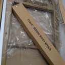 Nathan James Elodia Boho Counter Height Bar Stool with Back, Woven Seagrass Backrest and Solid Wood Frame, Light Brownm Set Of 4