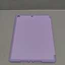 Arae iPad 10.2 inch Case (9th & 8th Generation) with Pencil Holder Auto Wake/Sleep Feature Standing Cover (Light Purple)