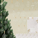 Kasyat 40 Christmas Employee Appreciation Gift Bulk Acrylic Hanging Ornament Lantern Pendant Ornaments for Christmas Tree Coworker Team Teacher Gift with Thank You Card Ribbon (Appreciation Sign)