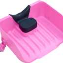 Portable Shampoo Basin for Kids, Baby, Children,Tear Free Hair Washing Basin Tray at Home (Pink)