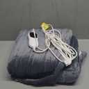 Homemate Electric Heated Blanket Twin - 62"x84" Heating Bed Blankets Throw with 10 Heating Levels 8 Hours Auto Off Fast Heating Over-Heated Protection Ultra Soft Warm Flannel ETL Certified Grey