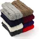 Women's Arm Warmers Fairy Fingerless Punk Goth Emo Gloves with Leg Warmers Solid Rib Knit Long Sock Y2K Accessories