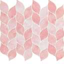 HOMEART Pink Peel and Stick Tile, Self-Adhesive Renter Friendly Backsplash Stick on Wall Tiles for Kitchen Bathroom (10 Sheets)