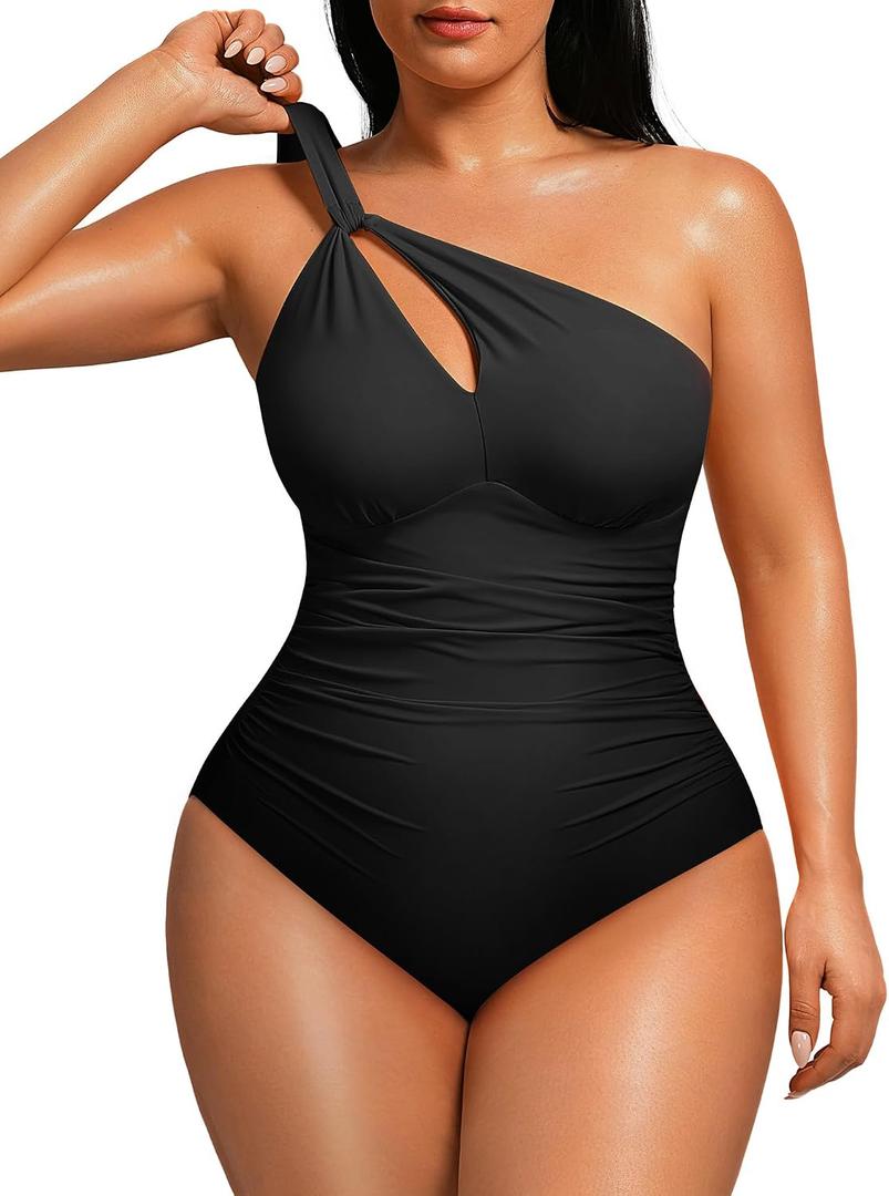 FeelinGirl Women's One-piece Swimsuits Tummy Control Swimsuits for Women Bathing Suit for Women Tummy Control Bathing Suits, XL