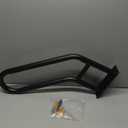 1pc Hand Rails for Outdoor Steps, Indoor U-Shaped Wall Mount Stair Handrail, Metal Iron Outdoor Grab Bar Black Hand railings for The Elderly, Kids, Disabled, Pregnant Women (22.8"X18.5")