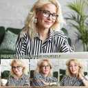 CCVOO Reading Glasses for Women/Men, Eyeglasses, Blue Light Readers for Women/Men, Computer Eye Glasses, Cheaters