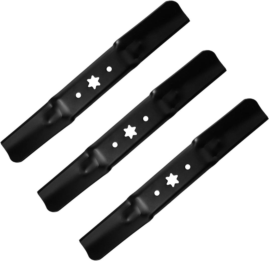 (3 Pack) Replacement Lawn Mower Medium Lift Blades 2-in-1 for Cub Cadet Troy Bilt MTD 942-05052A 742-05052A - Fits RZT-L50 S50 XT1 GT50 LT50 XT2-50 Deck